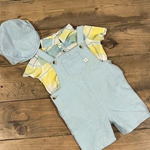12 month Tommy Bahama outfit with hat.